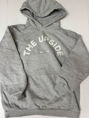 The Upside Women’s Gray Oversized Hooded Sweatshirt